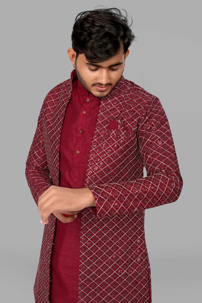 Designer Wedding Wear Mens Indo Western Wholesale Shop In Surat
